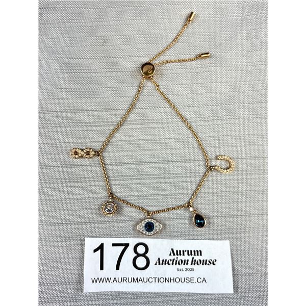 Swarovski Symbolic Bracelet, Rose-Gold Tone - Adjustable