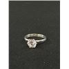 Image 2 : 925 Sterling Silver 6.7mm 1.5ct Solitaire Ring - Size 7.75 - Well Made 6 Claws