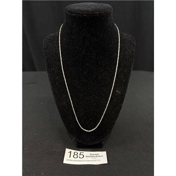 925 EVP Italy Sterling Silver 20" Foxtail Link Chain