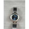 Image 2 : Fossil Case & Bracelet Sterling Silver Watch SV-5014 - Working - Solid 47.43 Grams