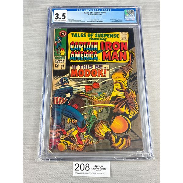 Graded 3.5 Tales of Suspense #94 Comic