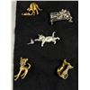 Image 3 : Very Nice Lot of Cat Brooches