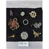 Image 1 : Very Nice Lot of Vintage Brooches Rhinestone etc.