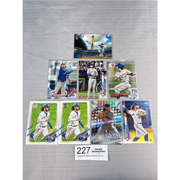 Lot of 8 Bo Bichette Blue Jays Rookie Cards