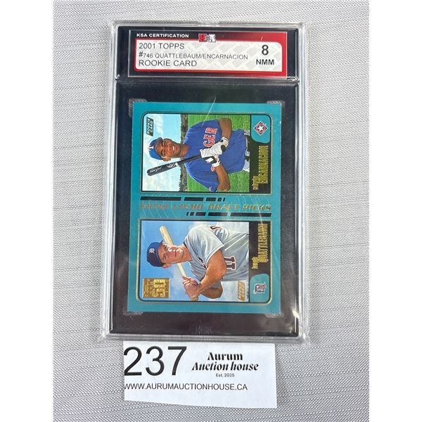 Edwin Encarnacion Toronto Blue Jays Rookie Card KSA - 8