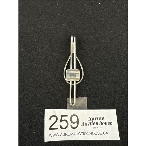 1960s Sterling Tie Clip/Bar