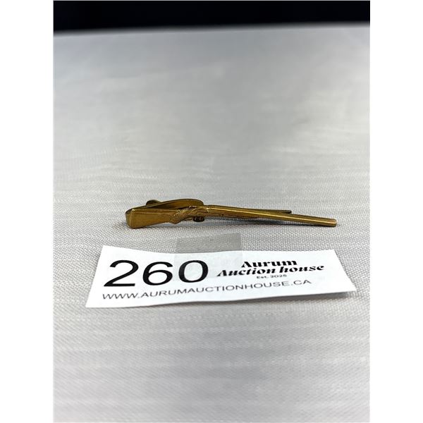 Very Unusual Gun/Rifle Tie Clip/Bar 1950s'60s