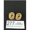 Image 1 : High Quality Pair of Vintage Goodtone Rhinestone Earrings