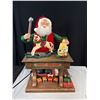 Image 2 : Large Vintage Animated Light Up Santa Claus with Original Box
