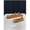 Image 1 : 2 Vintage Solid Wood Block 2 Handed Hand Planes