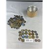Image 1 : Large Lot of Canadian Commemerative Coins Colourized Etc.