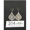 Image 1 : Unique Pair of Silver Dangle Earrings