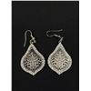 Image 2 : Unique Pair of Silver Dangle Earrings