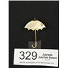 Image 1 : Hand Crafted Mother of Pearl Umbrella Brooch
