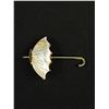 Image 3 : Hand Crafted Mother of Pearl Umbrella Brooch