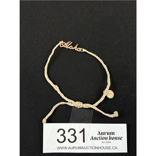 Pura Vida Bracelet Aloha Marked