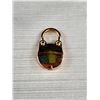 Image 3 : Gold Plated Lock No Key Very Heavy