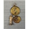 Image 3 : Gold Pendants + Miniature Jesus w/ Child Ornament