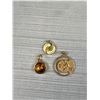 Image 4 : Gold Pendants + Miniature Jesus w/ Child Ornament