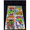 Image 4 : Lot of 12 Incredible Hulk Comics 25c to 40 cent on Board in Bag