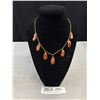 Image 1 : A Lovely Antique "Goldstone" Necklace