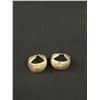 Image 3 : Good Pair of 3/4" Wide Sterling Earrings