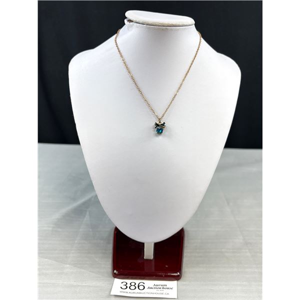 Vintage Gold Chain w/ Pendant Necklace Unmarked