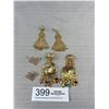 Image 1 : 3 Pairs of Gold Earrings