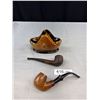 Image 5 : Vintage Cermaic Pipe Rest w/ 2 Pipes