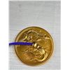 Image 3 : Gold Medallian w/Presentation Box - Crane and Turtle Which are Traditional Japanese Symbols of Longe