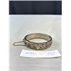 Image 1 : Vintage Star Bangle Silver Bracelet w/ Safety Chain