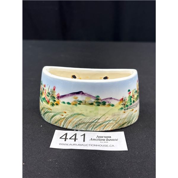 Antique Porcelain Wall Mounted Match Holder