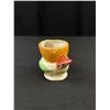 Image 3 : Antique Porcelain Egg Cup Holder Cute!