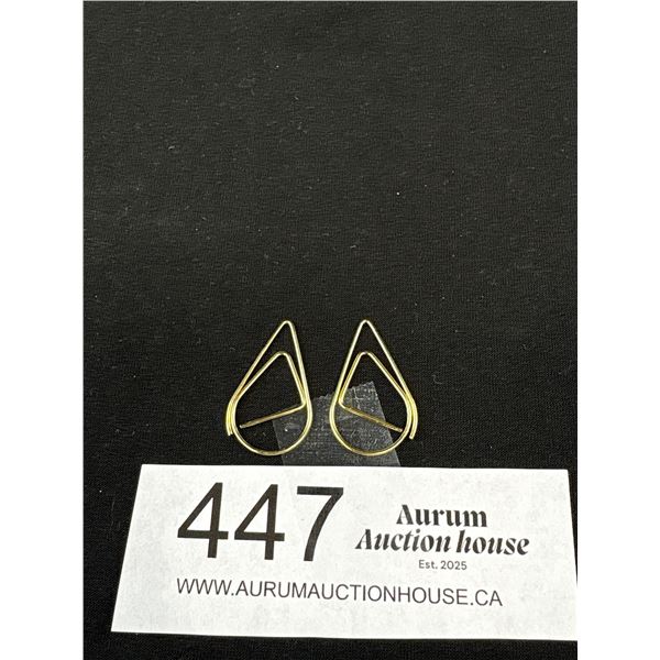 Vintage Gold C.1990s Earrings Unique!