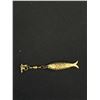 Image 3 : Antique Gold Plated Articulated Fish Pendant Moves!