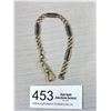 Image 2 : Antique Victorian Gold + Silver Watch Chain