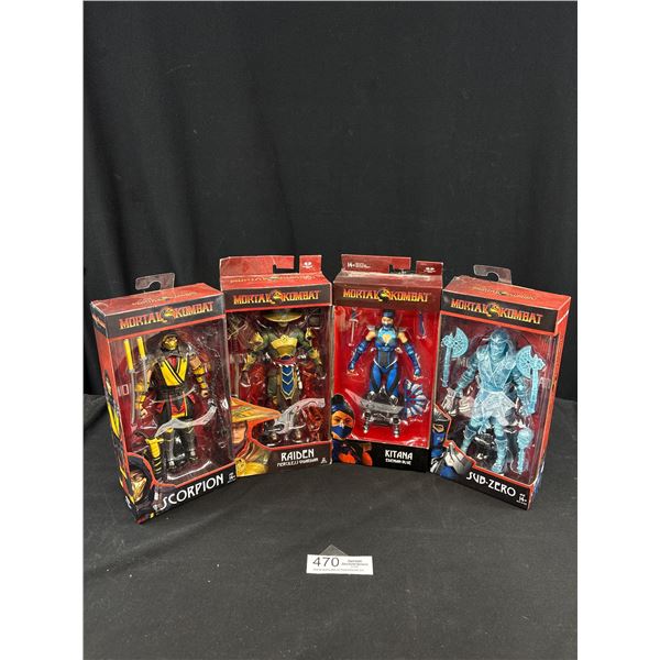 Lot of 4 Sealed Mortal Kombat Figurines