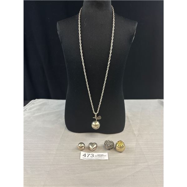 5 Harmony Ball (Tinkling Bells) Pendants