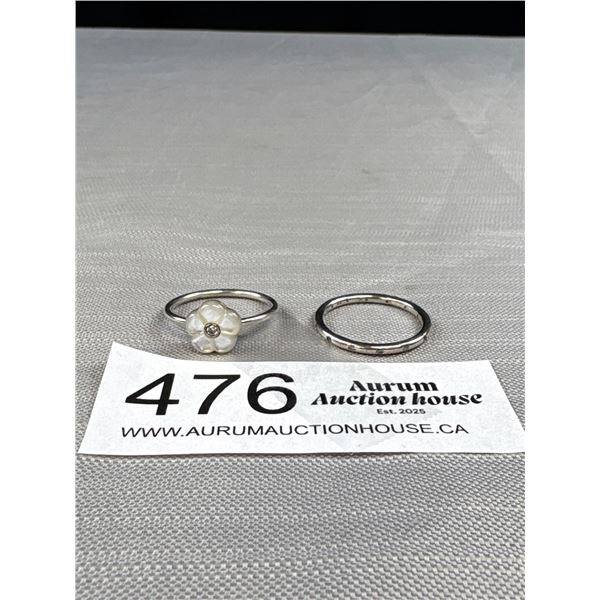 2 Pandora ALE Rings Size 9