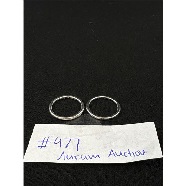 2 Pandora ALE Rings Size 7.5