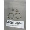 Image 1 : 2 Pairs of Pandora ALE Earrings