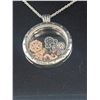 Image 2 : Pandora ALE Floating Charm Locket (17.5") w/ Mickey, Minnie and Rose Gold Plated Charms