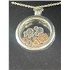 Image 3 : Pandora ALE Floating Charm Locket (17.5") w/ Mickey, Minnie and Rose Gold Plated Charms
