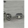 Image 2 : Pandora A,E Assorted Lot of 7 Charms (One is a Clip)