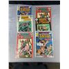 Image 1 : Lot of 6 Vintage Tarzan Comics on Board in bag 20-30cent