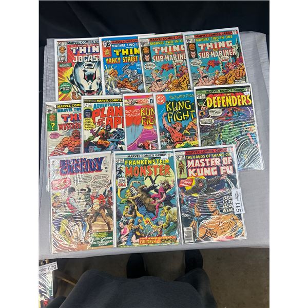 Lot of Vintage Comics ob Board in Bag Planet of the Apes etc