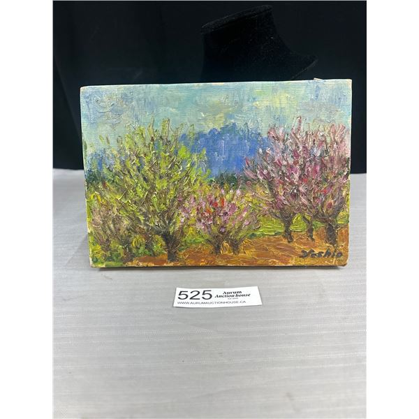 Original 9"x6" Signed Painting 1972