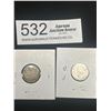 Image 1 : 1931 & 1954 Canadian Silver Dimes