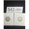 Image 1 : 1936 & 1946 Canadian Silver Dimes