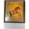 Image 4 : Lot of 4 Vintage Framed Horse Prints 13"x15"